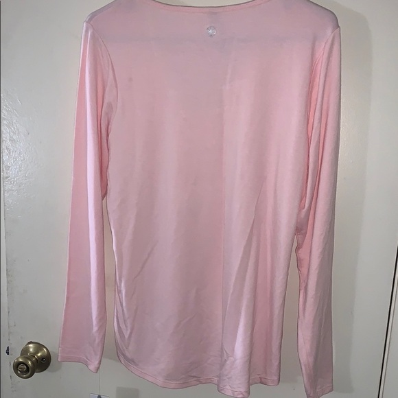 BNWT Pink Yoga Long Sleeve Top BY GAIAM - Picture 6 of 11